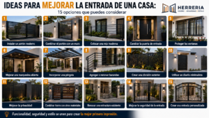 Lee más sobre el artículo Ideas para mejorar la entrada de una casa: 15 opciones que puedes considerar