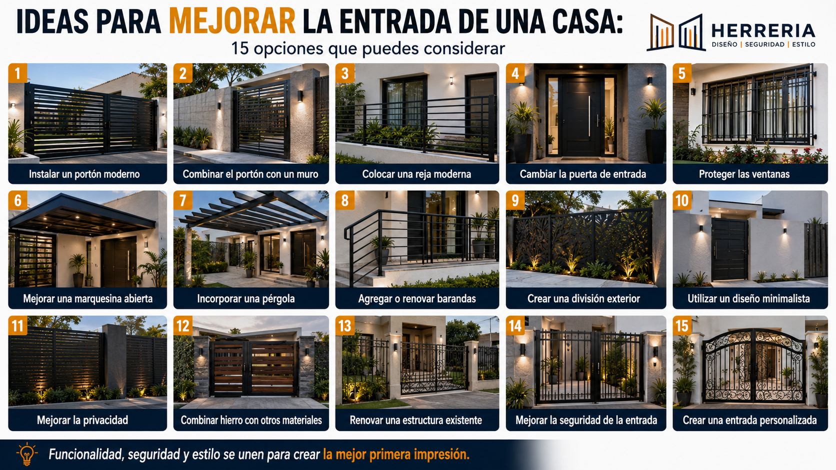 Lee más sobre el artículo Ideas para mejorar la entrada de una casa: 15 opciones que puedes considerar
