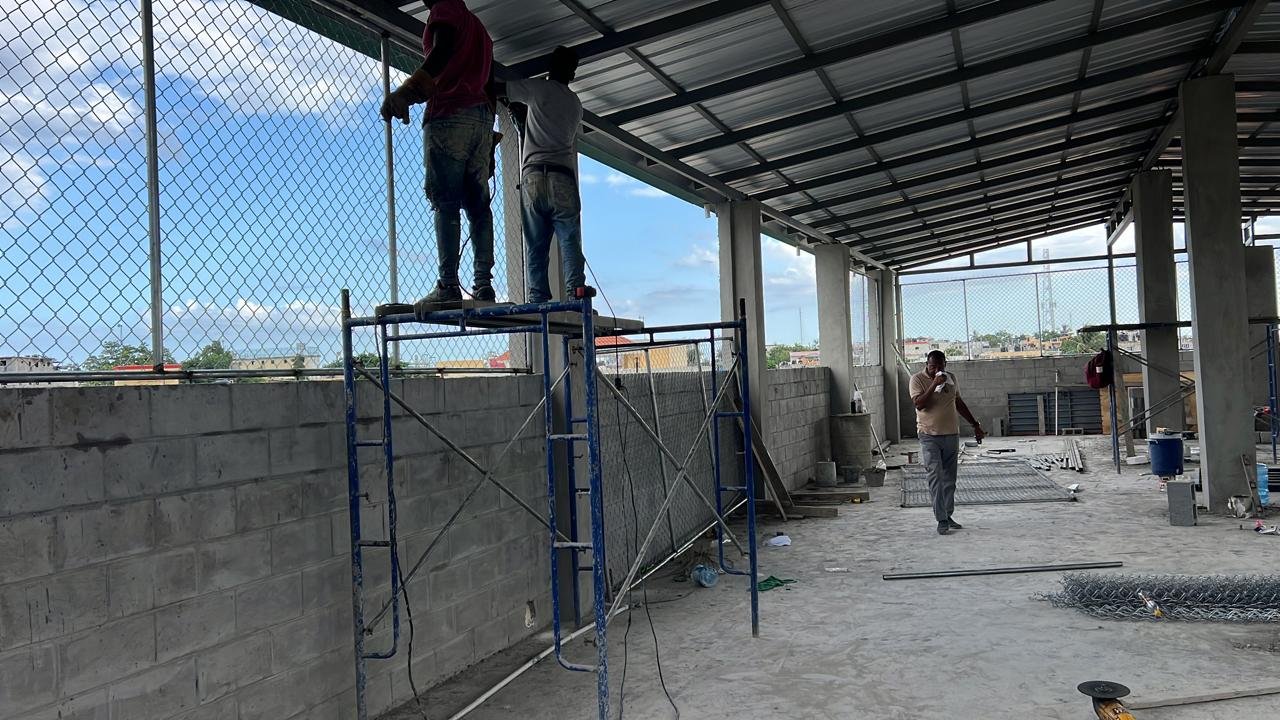 Pérgola metálica